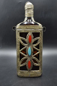 Original orientalische Rosenwasserflasche, handgefertigt - Bild 1 von 13