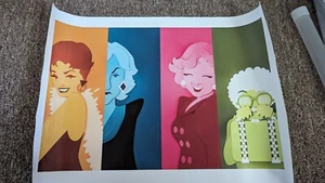 SELTENES GOLDEN GIRLS PORTRAIT 12 X 16 LEINWAND, Gay Interest, TV-Show, Komödie - Bild 1 von 1