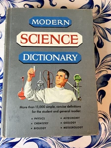 Modern Science Dictionary, A. Hechtlinger, Hardback, Ex-Lib, 1959, Homeschool - Picture 1 of 8