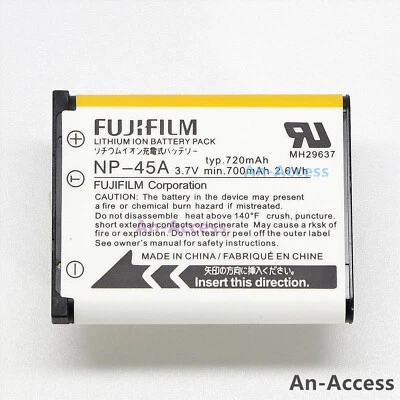 Batería Original Fujifilm NP-45A para FinePix JX335 JX355 JX360 JX380 JX390 JX405 Foto 1 de 4