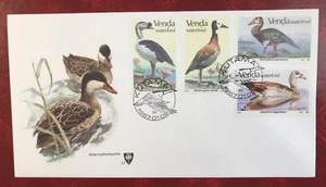 VENDA - 1987 WATERFOWL (BIRDS) FIRST DAY COVER SG 151 - 154 - Picture 1 of 1