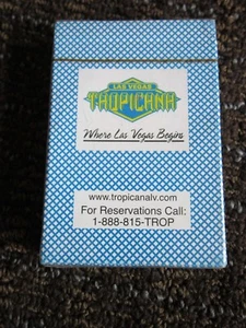 Cartas de Juego de Casino Tropicana Selladas Mazo Azul Las Vegas Resort ENVÍO GRATUITO - Imagen 1 de 3