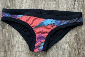 Rachel Pally Womens  Color Block Bikini  Swimsuit Bottom Black Lg - Picture 1 of 3