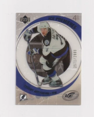 2005-06 Upper Deck Ice ICE PREMIERES # 177 Evgeny Artyukhin LIGHTNING 2571/2999 - Image 1 of 2