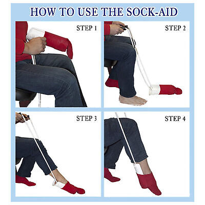 Elderly Sock Aid Tool Professional Pulling Assist Device Patient Stocking • 11.41€