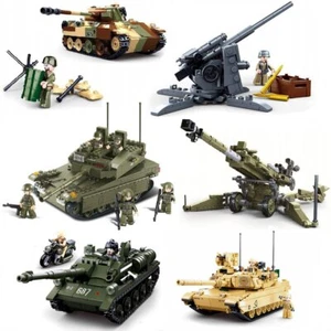 Klemmbausteine Spielbausteine Militär Panzer Kanone Spielzeug Verschiedene Sets - Bild 1 von 41