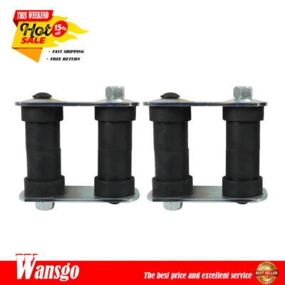 2*Fit For Chevrolet Nova 1969-79 For Camaro 67-69 Leaf Spring Rear Shackle Kits - Image 1 of 4