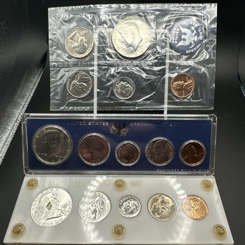 1961 us Mint Set And 1965 1966 SMS Set*******wow******** - Image 1 of 4