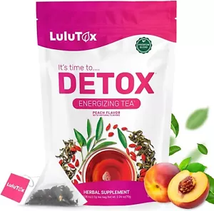 LULUTOX Original Detox Tea | Miscela di erbe con tarassaco, ginseng e zenzero | Sup - Foto 1 di 5