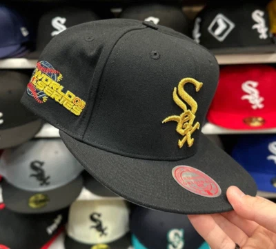 Chicago White Sox 'World Series' Negro/Dorado Mitchell & Ness Snapback  Foto 1 de 4