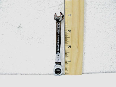 CRAFTSMAN CMMT87231, 1/4" SAE 90 Tooth Combination Ratcheting Wrench, 12 Point - Image 1 of 4