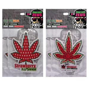 Erdbeere Wassermelone Duft Combo 420 Cannabis Leaf Kush Dank Lufterfrischer - Bild 1 von 7
