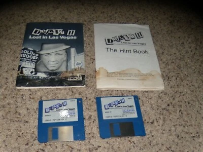 Dejavu II Lost in Las Vegas Atari ST on 3.5" disks with pictured items.  Tested - Image 1 of 3