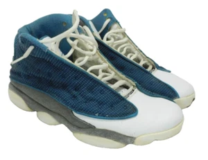 Jordans 050911 - Blue and Gray Suede - White Toe - Men's US Size 10. - Picture 1 of 9