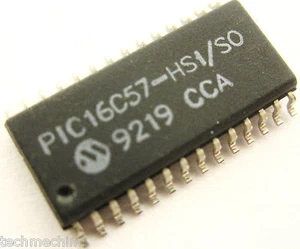 Genuine Microchip PIC16C57-HSI/SO 8-bit Microcontroller MCU 3KB 72 RAM 20 I/O - Afbeelding 1 van 2