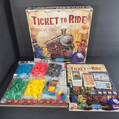 Days of Wonder Ticket To Ride by Alan R. Moon Train Adventure Board Game - Image 1 of 4