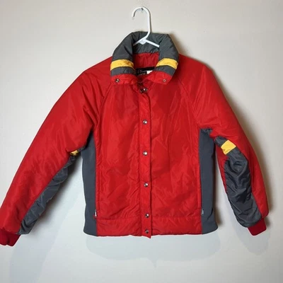 Obermeyer Winter Ski Snow Jacket Vintage Women’s Medium, Red Yellow Gray - Image 1 of 4