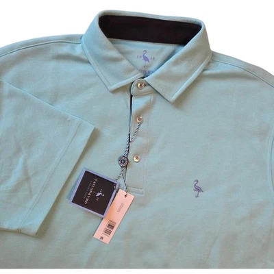 Tailorbyrd Modal Polo NWT in Seaglass Soft Classic size Large Foto 1 de 4