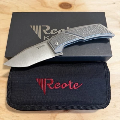 REATE Tashi Bharucha T3500 Frame Lock Folding Knife (Titanium/M390) Limited NEW! - Image 1 of 4