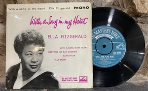 Ella Fitzgerald - With A Song In My Heart - 7" EP Vinyl Single 1959 HMV 7EG 8503 - Picture 1 of 4