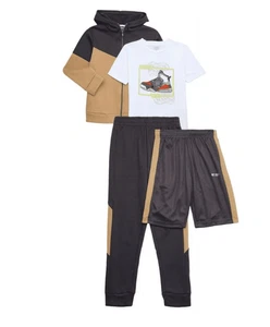 Hind Boys Size Medium 5/6 Jogger Pants Sweater and Short Set New - Picture 1 of 7