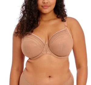 Elomi Women's Plus-Size Matilda Underwire Plunge Bra, Cafe Au Lait, 36DD - Picture 1 of 4
