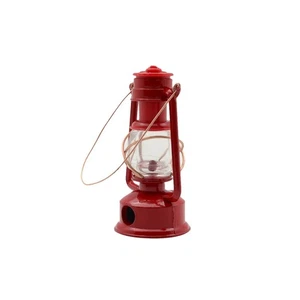 Afilador de lápices accesorio linterna de camping de gas rojo miniatura escala 1:4 - Imagen 1 de 4