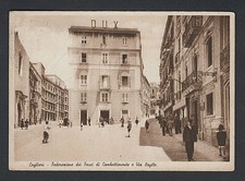 CAGLIARI -FEDERAZIONE DEI FASCI DI COMBATTIMENTO E VIA BAYLLE -FG-VV 1938 [S-60]