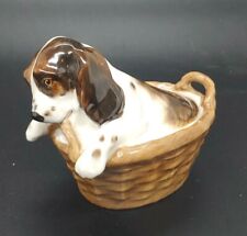 New ListingRare Vintage Royal Doulton Dog English Cocker Spaniel in Basket Hn2586 Excellent