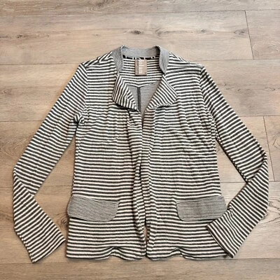 Dolan Left Coast Lightweight Knit Open Front Striped Blazer Jacket XSmall XS - Image 1 of 4