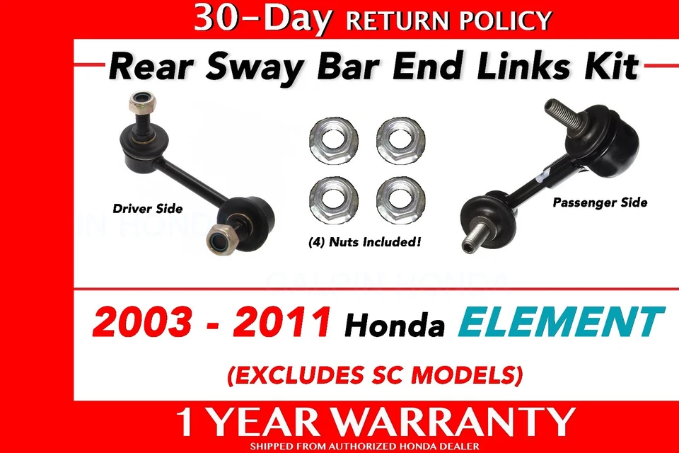 Juego de eslabones de extremo de barra estabilizadora trasera elemento Honda original fabricante de equipos originales 2003-2011  Foto 1 de 1