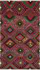 Vintage Kilim Rug 5'11" X 10'4" Traditional Wool Hand Woven Carpet