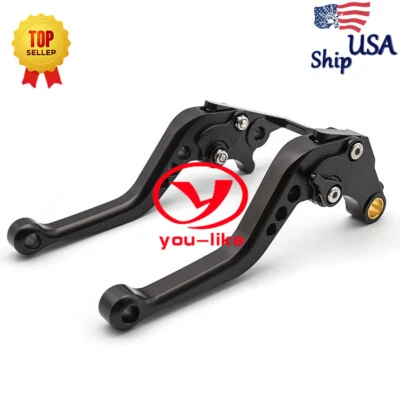 Palancas de embrague de freno cortas CNC para Honda CBR1000RR 2004-2007 CB1000R 2008-2016 Foto 1 de 4