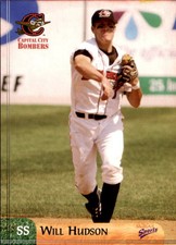 2003 Capital City Bombers Multi-Ad #12 Will Hudson Fountain Valley California CA