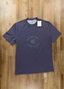 (SIN IMPUESTO ADUANERO) BRUNELLO CUCINELLI Púrpura Calce Regular Camiseta Viaje Pequeña 48 - Imagen 1 de 9