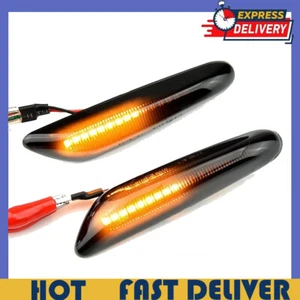 Dynamic LED Side Indicator Smoke Turn Signal Light BMW E90 E92 E60 E87 E82 UK - Picture 1 of 11