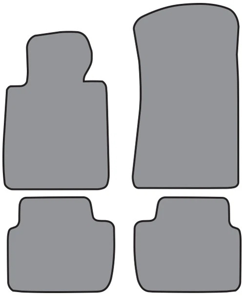 BMW 323i 1999-2000 4 puertas sedán Cutpile alfombra alfombrilla 4 piezas Foto 1 de 1