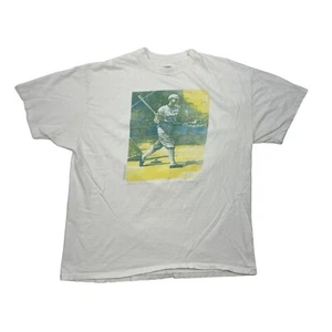 Vintage Chicago White Sox Hanes Shoeless Joe Jackson T Shirt Mens Size XL White - Picture 1 of 17