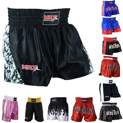 MRX MMA Boxing Shorts for Men Training Fighting Muay Thai Kickboxing Short - Image 1 of 4