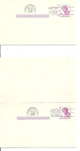 US SC # UX48-UY18 Lincoln Postal Card FDC. Ready For Cachet. - Picture 1 of 1