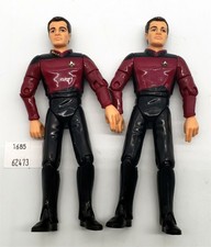LMAS ~ Playmates Star Trek Q Mischievous Omniscient Being 5" Action Figures (2)