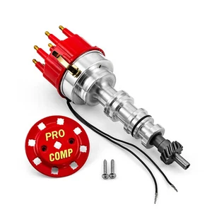 Ford Fe 390 427 428 8000 Series Pro Billet Distributor [Red] - Zdjęcie 1 z 5