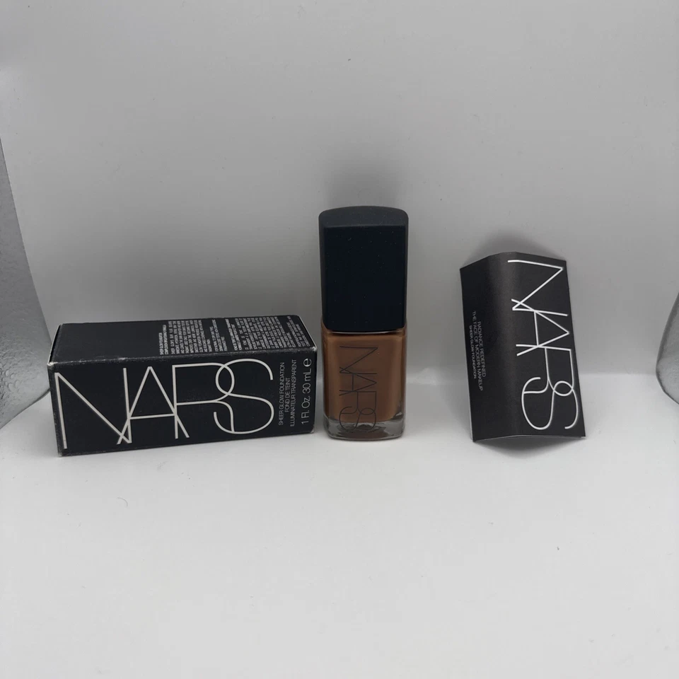 NARS BENARES Sheer Glow 6415 Dark 3 FOUNDATION LIQUID 1.0 OZ (30 ML)-NEW - Image 1 of 4
