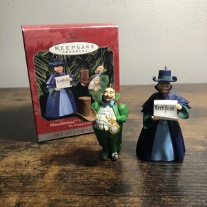 Hallmark Keepsake Ornament Wizard Of Oz Munchkinland Mayor and Coroner 1997 - Picture 1 of 9