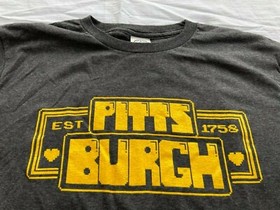VTG PITTSBURGH STEELERS PENGUINS PIRATES T SHIRT PAC MAN ARCADE RETRO NES
