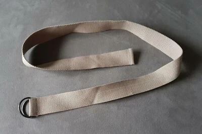 107L) C&A  Gürtel Textil  Beige  L ca.115  B ca. 3,7cm - Bild 1 von 4