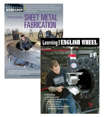 MIDLIFE CLASSIC CARS Professional Sheet Metal Fabrication Learning the English Wheel 2 Book Set