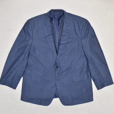 Tommy Hilfiger Hombre Abrigo Deportivo Dos Botones Blazer Chaqueta Algodón Azul Talla 46R Foto 1 de 4