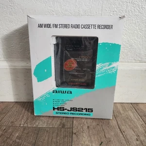 Vintage AIWA HS-JS215 Stereo Radio Cassette Tape Recorder - NOS - Picture 1 of 5