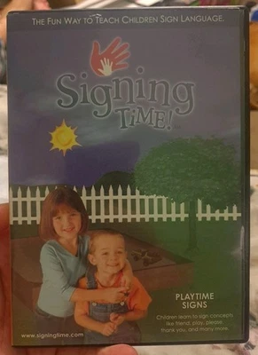 Signing Time Volume 2 Playtime Signs (DVD, 2002) ASL - Ages 0 To 5 — 第 1/3 张图片